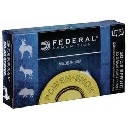 Federal Ammunition .30-06 Power Shock 180 gr Boîte de 20