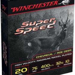 Winchester Super Speed C.20 76 32g à plombs nickelés Boîte de 10