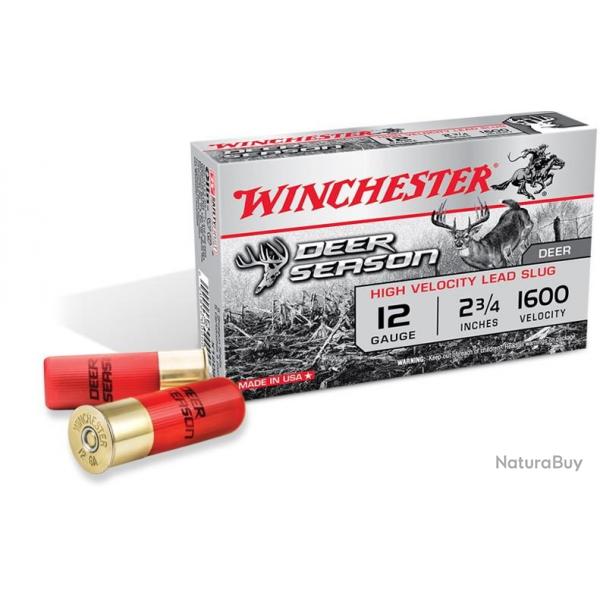 Winchester Deer Season C.12/70 cartouche  balle* Bote de 5