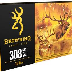 Browning BXS .270 Win. 130 gr sans plomb Boîte de 20