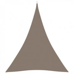 Voile de parasol Tissu Oxford triangulaire 3x4x4 m Taupe 135449