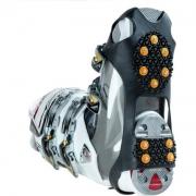 PAIRE DE CRAMPONS A NEIGE OU VERGLAS AVEC POINTES ACIER ANTI DERAPANTES  POINTURE 36/40 - Accessoires bottes et chaussures (9846473)