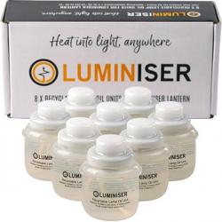 8 recharges lampe à  huile pour lanterne led LUMINIZER