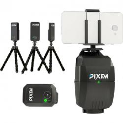 PIXEM Robot cameraman automate + 3 balises pour suivi/zoom des videos smartphone