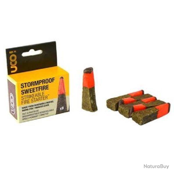 SWEETFIRE PM Boite de 8 auto allumes feu en biocombustible