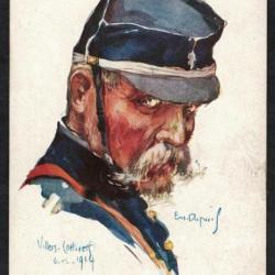 Guerre Illustrateur Em. Dupuis - nos Poilus Villers Cotterets décembre 1914