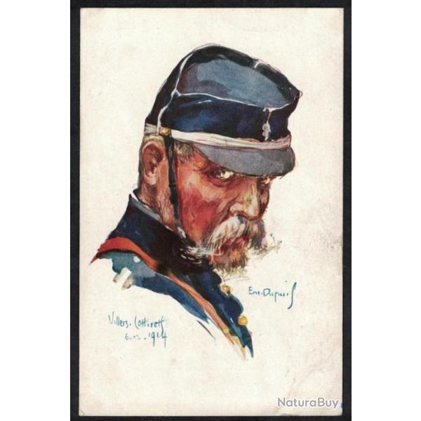 Guerre Illustrateur Em. Dupuis - nos Poilus Villers Cotterets dcembre 1914