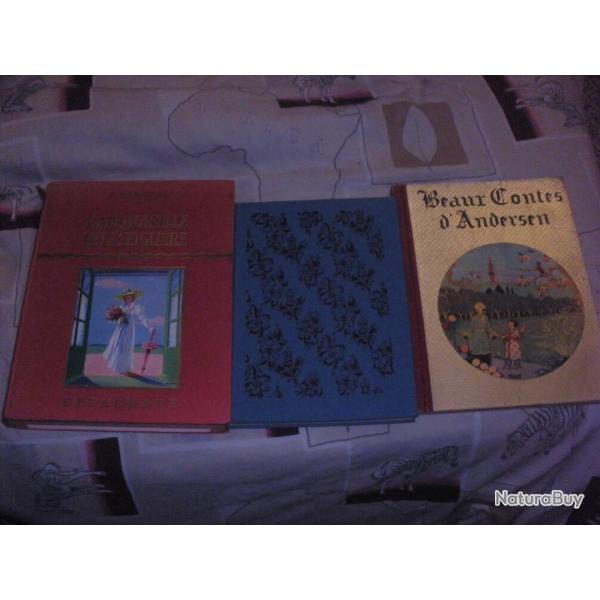 3 livres anciens de Contes  traditionnels