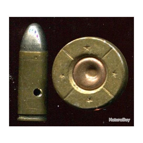 9 x 25 Mauser - rare production HONGROISE - tui laiton - marquage : * / * / * / *