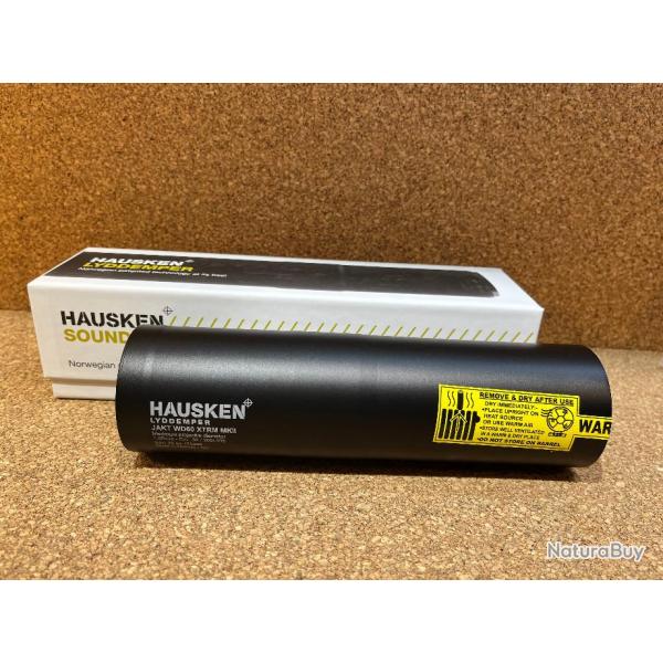 PACK silencieux HAUSKEN WD 60 XTREM MKII 7.7mm Cal 270/30-06/.30/.308/.300wm+Adaptateur, MDS