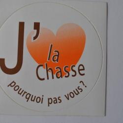 autocollant chasse n°23