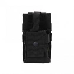 Pochette porte radio Noir