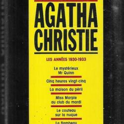 agatha christie compilation  les années 1930-1933 , 6 titres en 1 volume 3