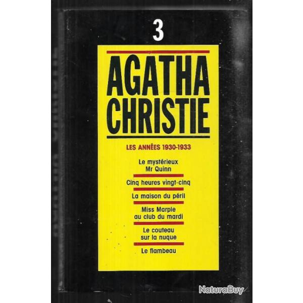 agatha christie compilation  les annes 1930-1933 , 6 titres en 1 volume 3