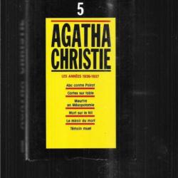 agatha christie compilation  les années 1936-1937 , 6 titres en 1 volume 5