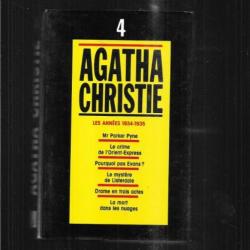 agatha christie compilation  les années 1934-1935 , 6 titres en 1 volume 4