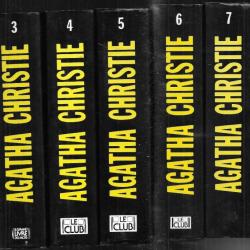 agatha christie lot de 8 volumes ,du 1 à 8 sans le 6