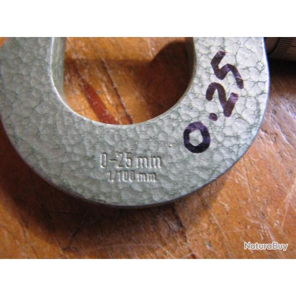 Outil de contle PALMER de 0 a 25 mm (m266)