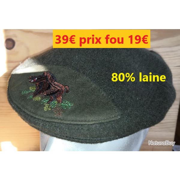casquette   SANGLIER ARDENNE  kaki   60      990-S60