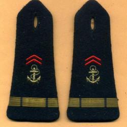 Epaulettes Troupes de Marine -  TDM  -  colo  - Aspirant