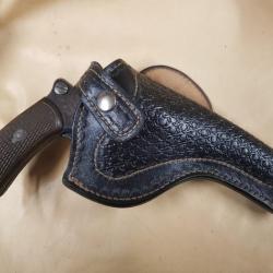 Holster en cuir pour revolver 8mm modle 1892 Français droitier ou gaucher sur demande
