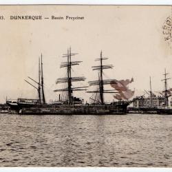 CPA - Marine " DUNKERQUE -Bassin Freycinet   N°1206