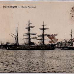 CPA - Marine " DUNKERQUE -Bassin Freycinet   N°1007