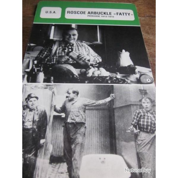 fiche cinema  roscoe arbuckle  fatty