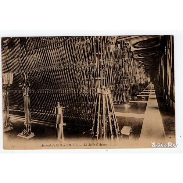 CPA - Arsenal de CHERBOURG - La Salle d'Armes N1235