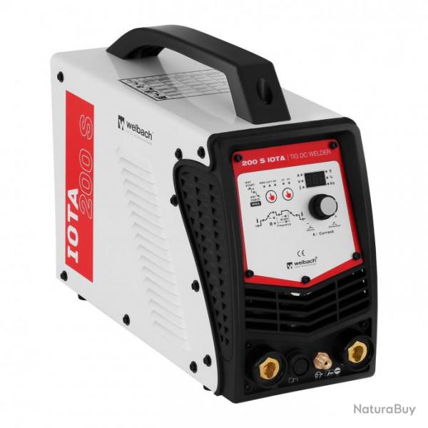 Poste  souder TIG DC - 200 A - Lift-arc / HF - Digital - 230 V - Pulse-3301