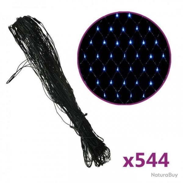 Filet lumineux bleu de Nol 4x4 m 544 LED Intrieur/extrieur 328784