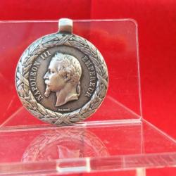 Médaille Napoléon III    " Campagne du  Mexique  (reproduction)