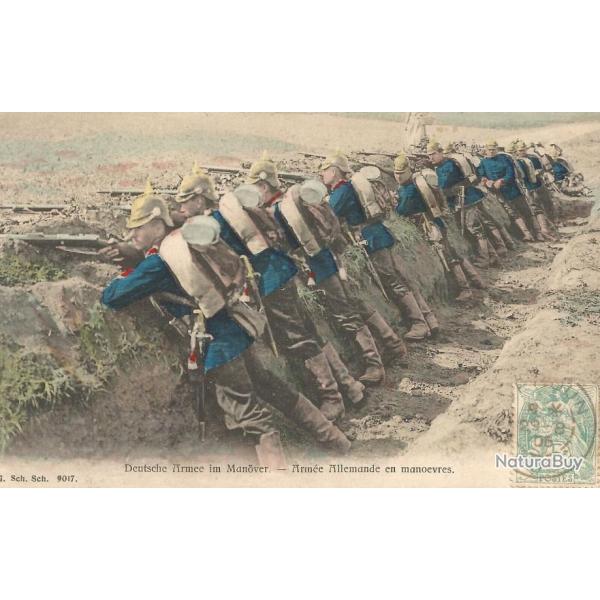 CARTE POSTALE - DEUTSCHE ARMEE IM MANOVER - ARMEE ALLEMANDE EN MANOEUVRES N029