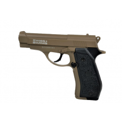 Réplique airgun pistolet CO2 P84 cal.4,5mm full métal Swiss Arms