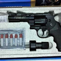 Revolver CO2 Colt Python 357 Magnum 4'' full métal cal.6mm Réplique airsoft