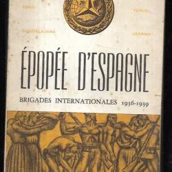 épopée d'espagne brigades internationales 1936-1939 amicale des anciens