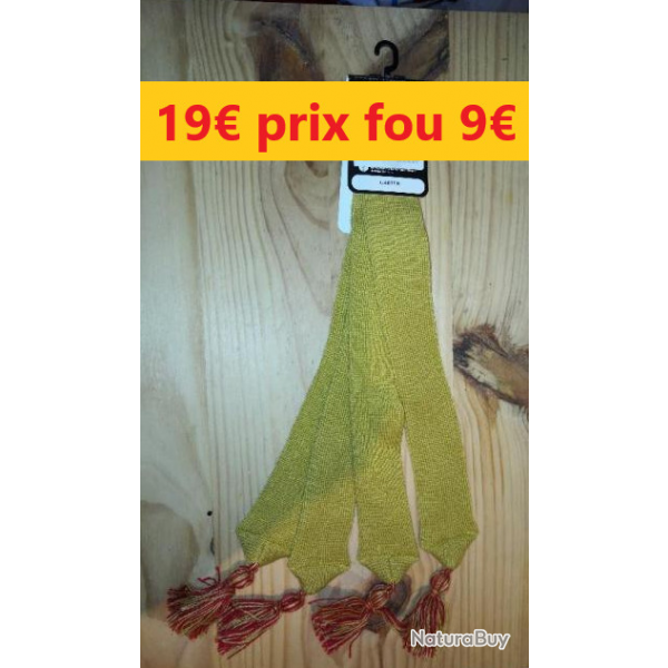 GARTERS PERRIN made in France  JAUNE X2         LGP463JJS