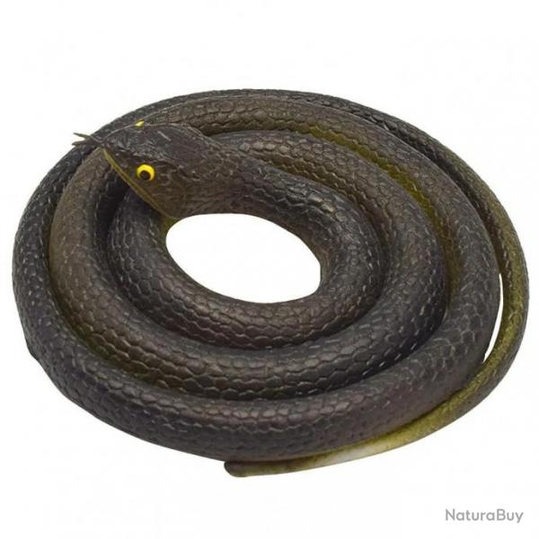 Faux Serpent Caoutchouc Black Mamba 80cm Halloween Gag Farce Prank