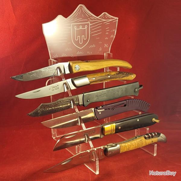 Prsentoir plexi pour couteaux d'Auvergne