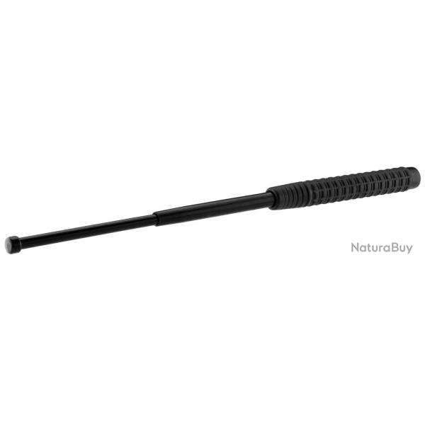 Matraque Tlescopique Noire Avec Poigne Antidrapante-53 cm