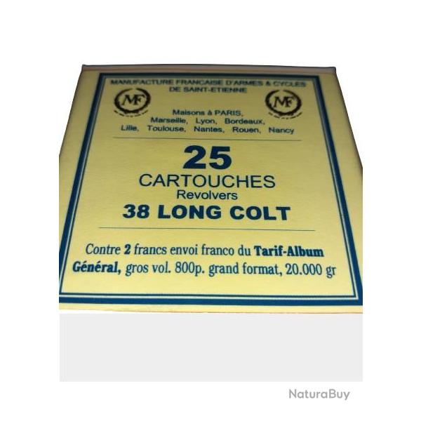 38 LC ou 38 long Colt : Reproduction boite cartouches (vide) MFA 8496536