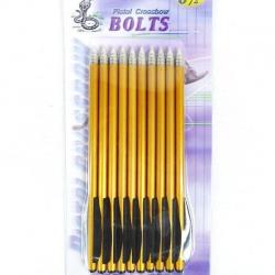 Flèches en aluminium EK Archery pour pistolet arbalète - Pack de 10