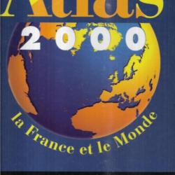 atlas lot de 2 livres 1955 et 2001