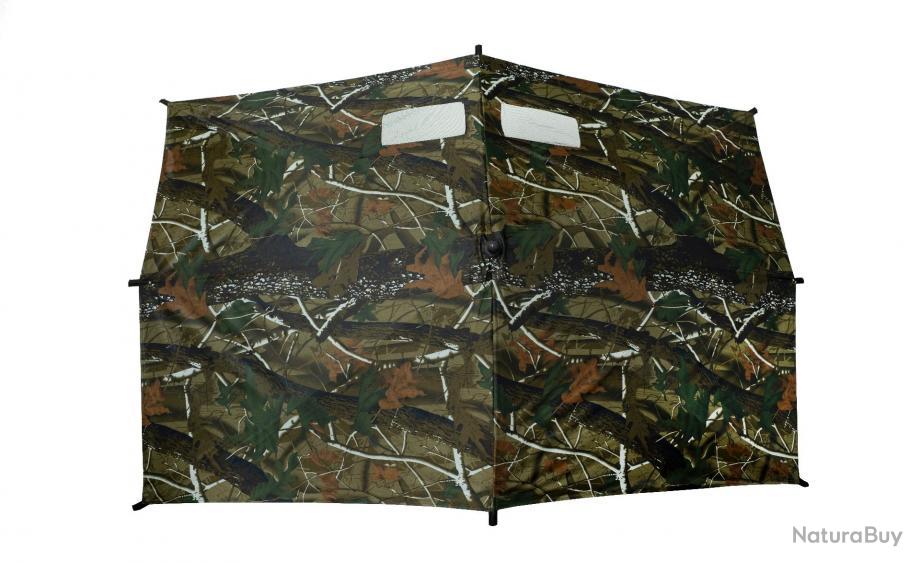Parapluie De Chasse Camouflage - Manche En Bambou, Fantaisie Amovible - Fabriqué En Italie