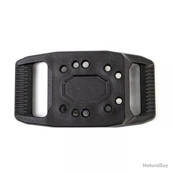 Adaptateur holster T-Series 2-Slot Belt Loop Blackhawk - Noir