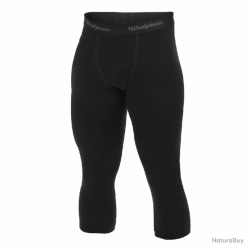 Caleçon long 3 4 Johns Lite Homme Woolpower Noir