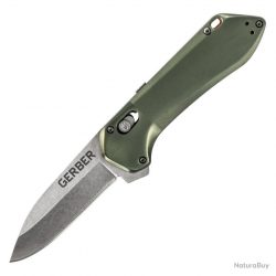 Couteau pliant Highbrow Pivot Lock A/O Green Gerber - Vert olive