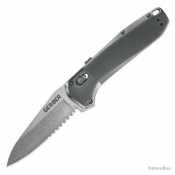 Couteau pliant Highbrow Pivot Lock Gray Gerber - Gris