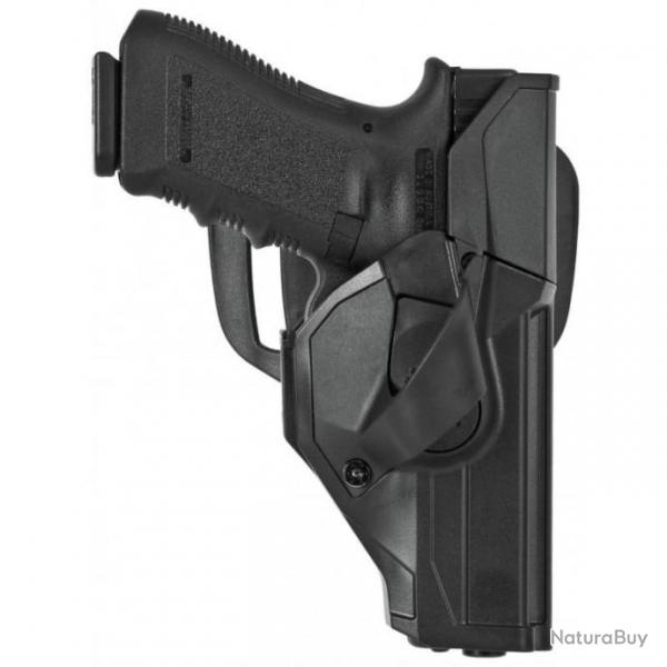 Holster rigide Cama Duty Glock 17 Vega Holster - Noir - Glock 17/18/22/31/37 - Droitier