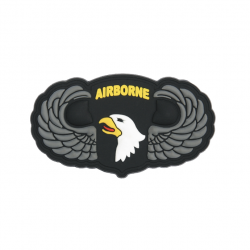 Morale patch 101st Airborne silver wings 101 Inc